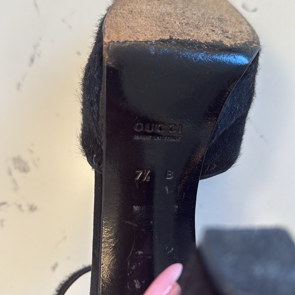 Gucci ( Tom Ford vintage) Pony hair pumps size 7.5 - Picture 4 of 4